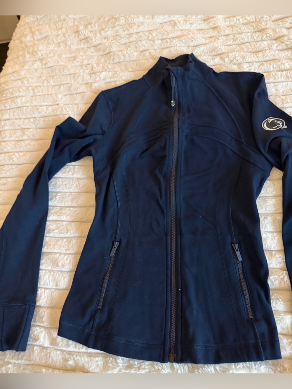 NWOT!!!  LULULEMON PennState Navy Women's Full-Zip Athletic Jacket